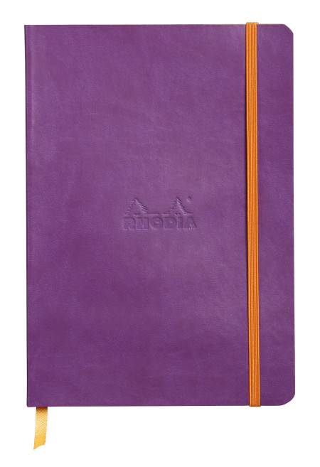 Rhodia Softcover Notebook - A5 - Purple - Dotted